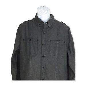 Harley Davidson Mc Mens Black Shirt Large Oxford